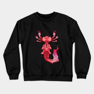 Meditating Axolotl Crewneck Sweatshirt